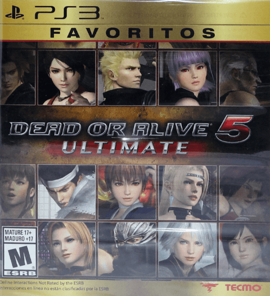 Dead or Alive 5: Ultimate (Favoritos) - PS3