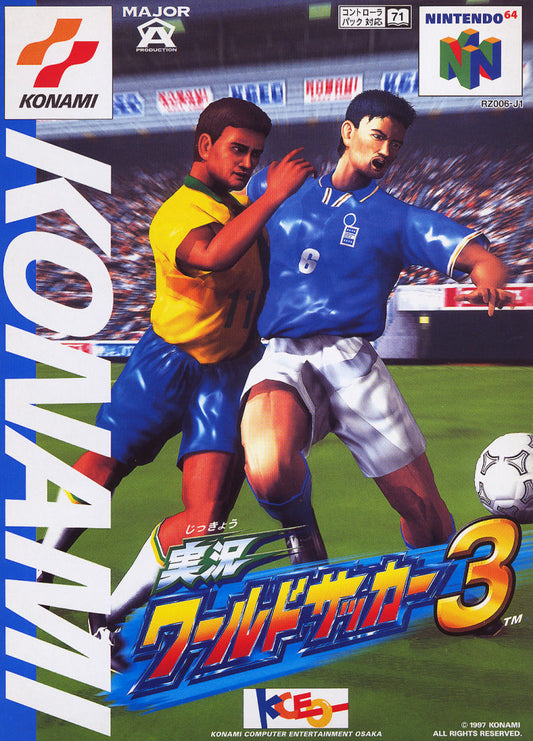 Jikkyou World Soccer 3 - Nintendo 64 Japon N64