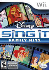 Disney Sing It: Family Hits - Nintendo Wii Original