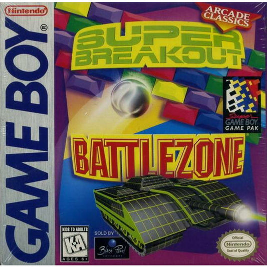 Arcade Classics Super Breakout Battlezone - Nintendo GB