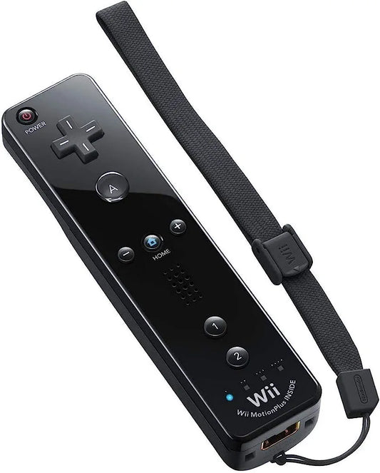 Wii Remote Black Motion Plus Inside - Lesmanettes