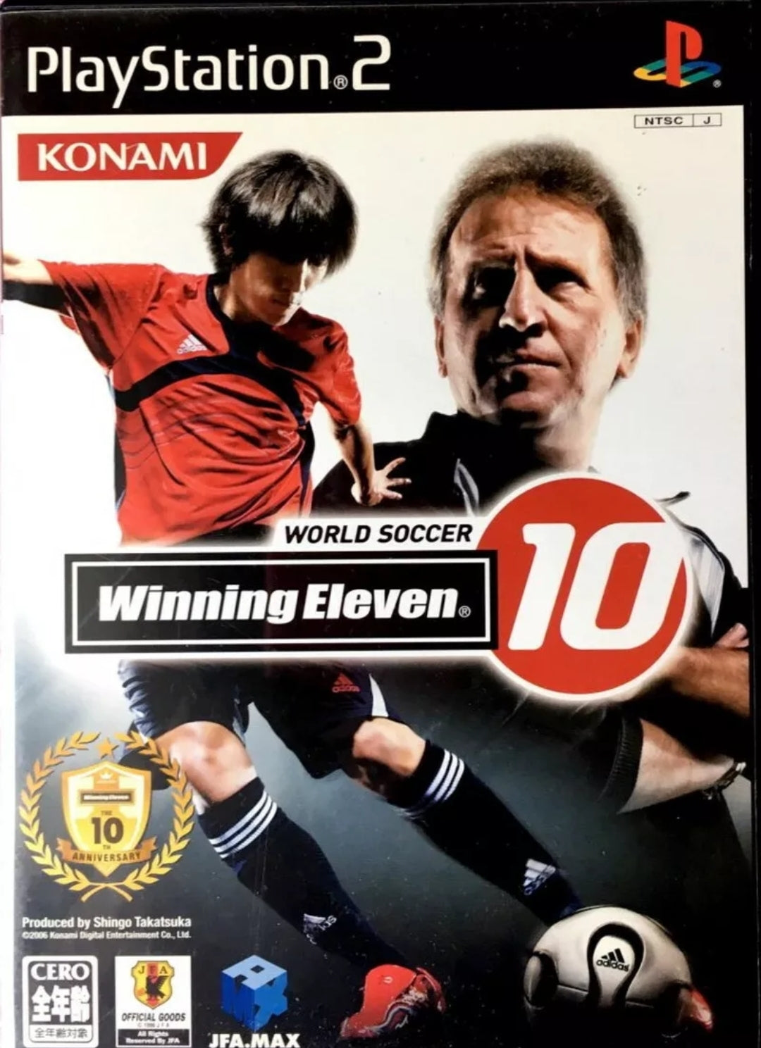 World Soccer Winning Eleven 10 - Ps2 Japon