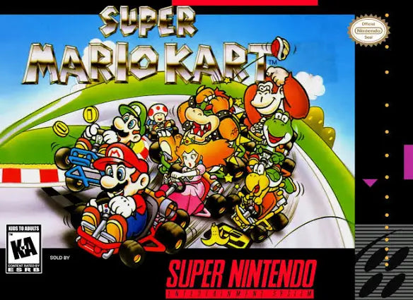 SUPER MARIO KART - SUPER NINTENDO