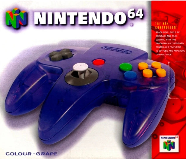 nintendo 64 grape purple