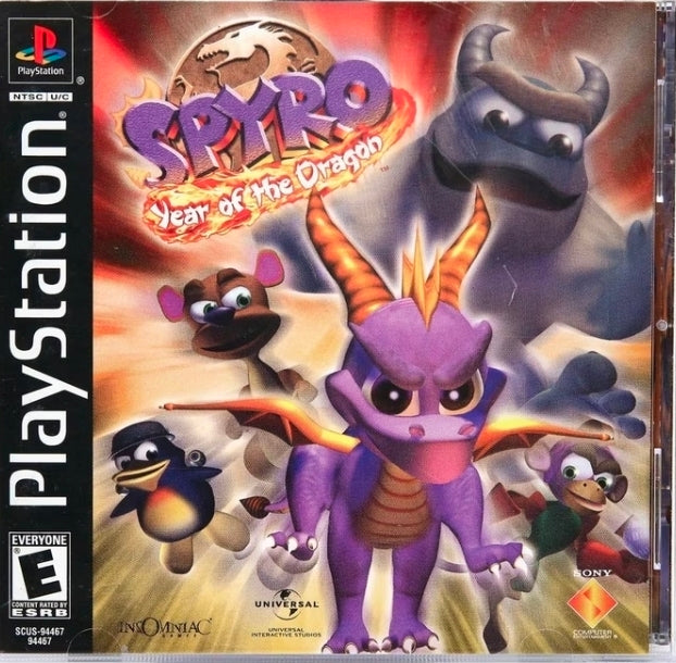 Spyro Year of the Dragon - Playstation