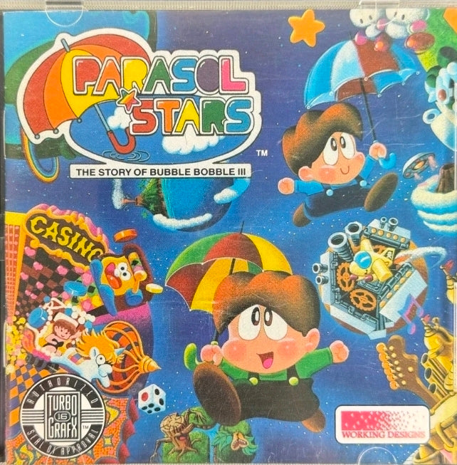 Parasol Stars - Turbo Grafx 16