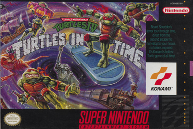 TEENAGE MUTANT NINJA TURTLES TURTLES IN TIME - SUPER NINTENDO