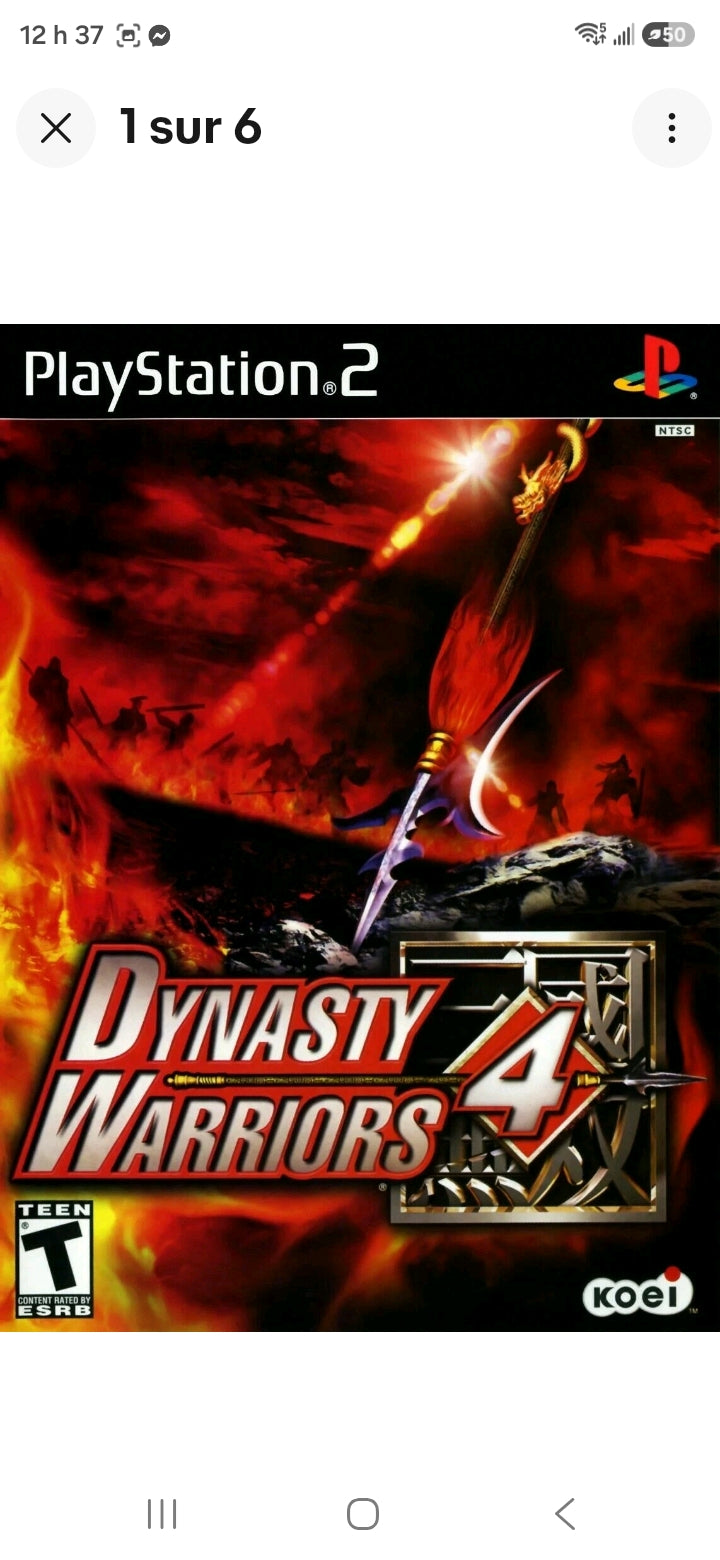 Dynasty Warriors 4 - Playstation 2