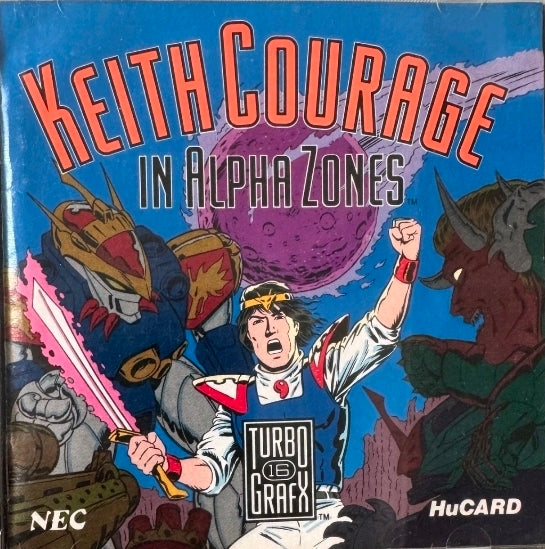 Keith Courage In Alpha Zones - Turbo Grafx 16