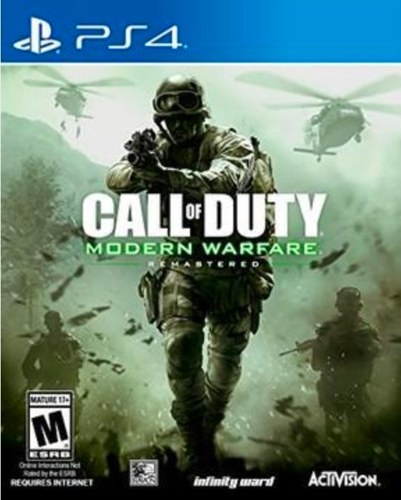 call of duty modern warfare remastered playstation 4
