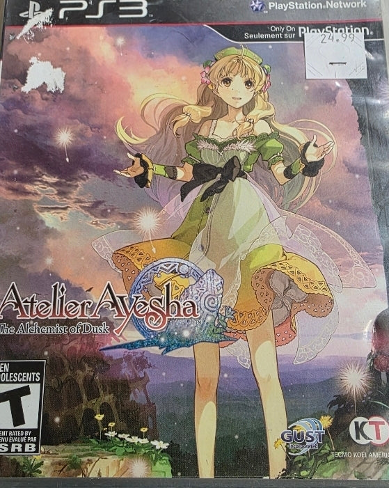 atelier ayesha the alchemist of dusk playstation 3