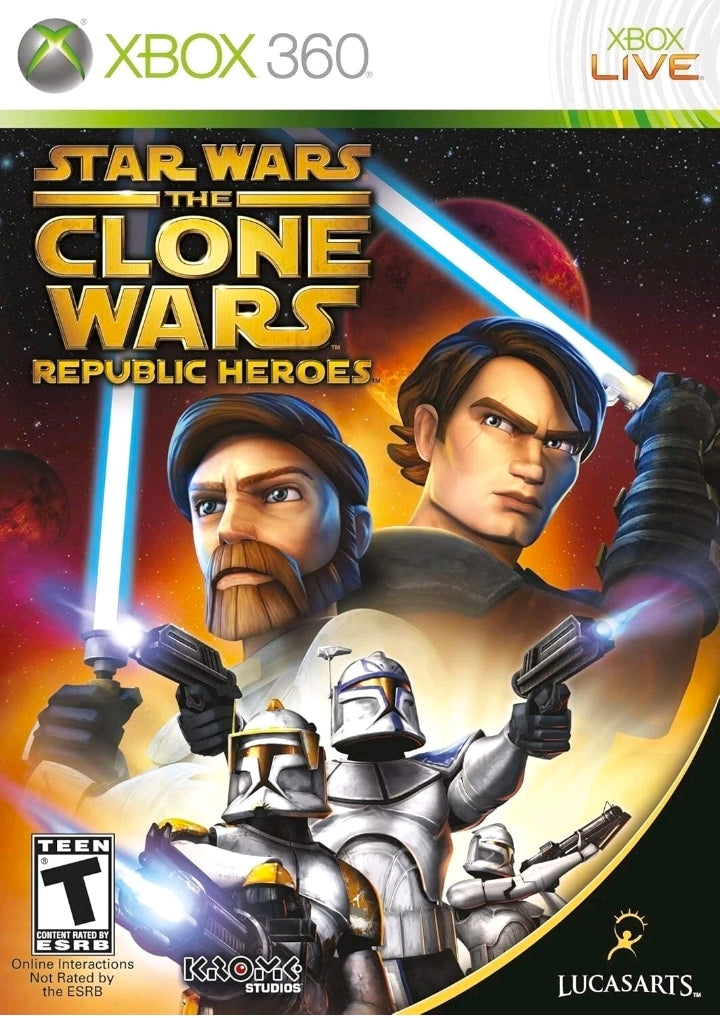 Star Wars Clone Wars Republic Heroes - Xbox 360