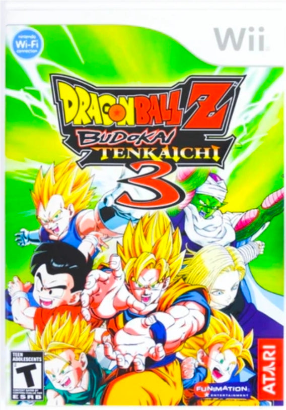 Dragon Ball Z Budokai Tenkaichi 3 Nintendo Wii