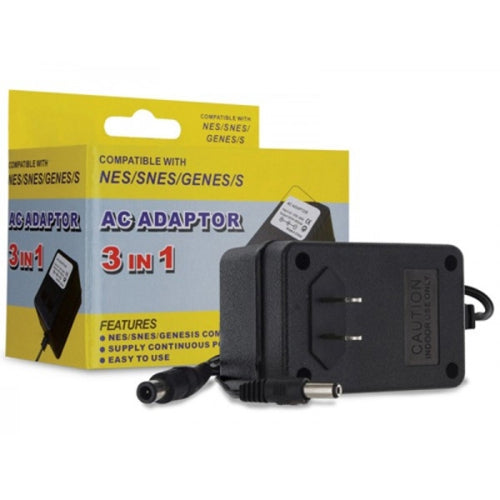 alimentation nes/snes/sega genesis 1 cables