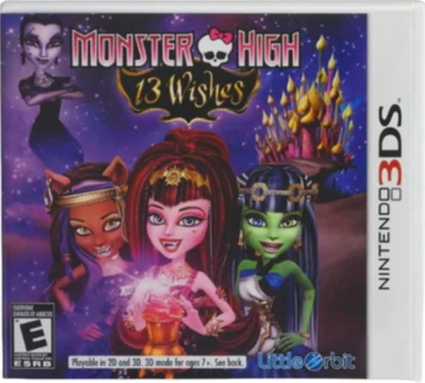 Monster High 13 Wishes Nintendo 3Ds