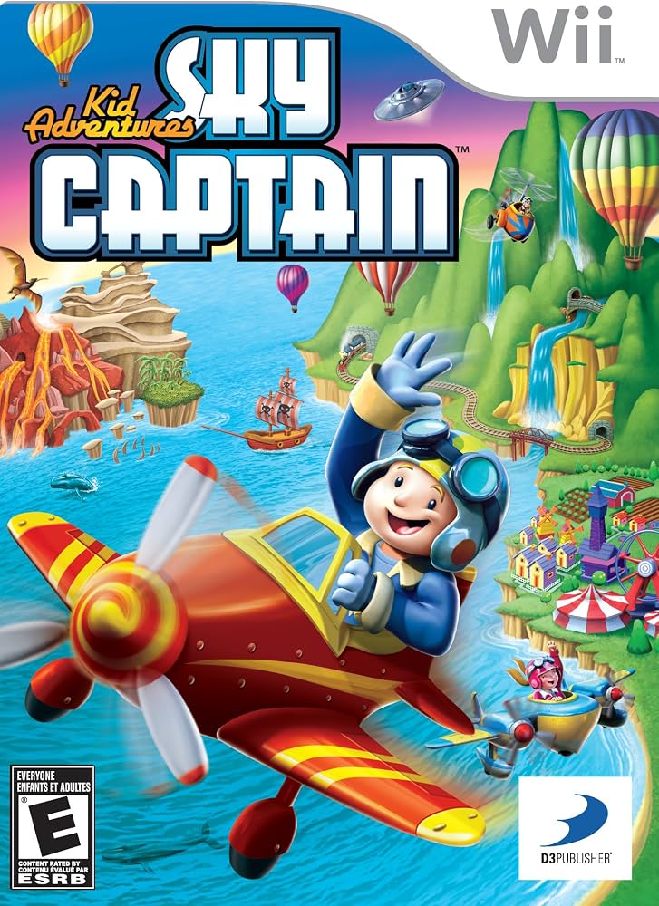 Kid Adventures Sky Captain - Nintendo Wii
