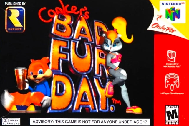 Conker Bad Fur Day - Nintendo 64