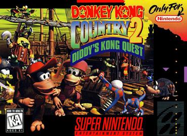 Donkey Kong Country 2 Diddy's Kong Quest - Super Nintendo