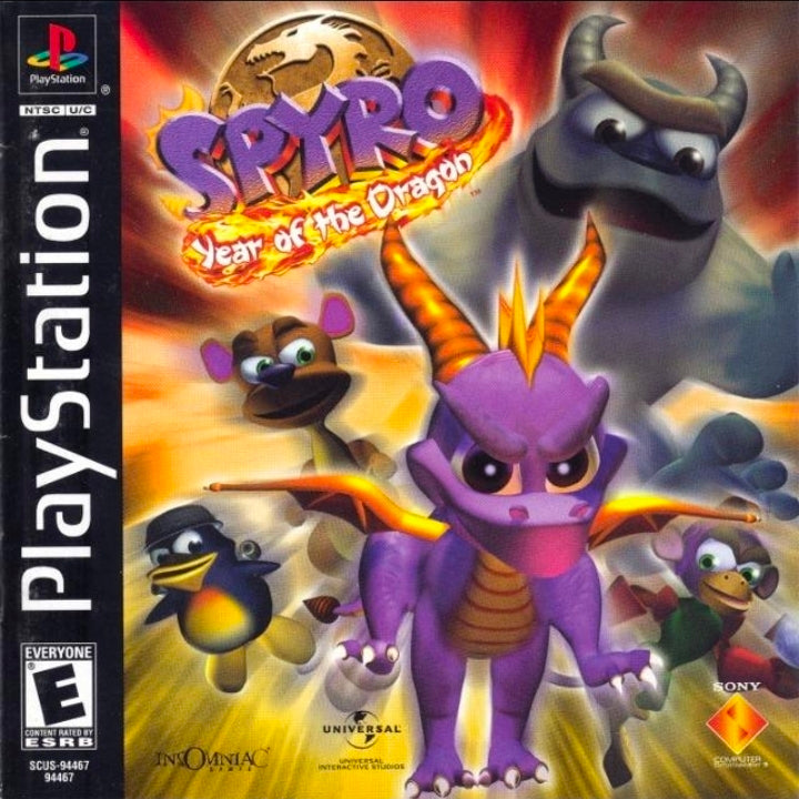 spyro year of the dragon playstation