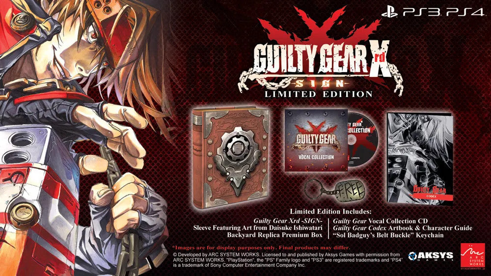 guilty gear xrd sign limited edition playstation 3