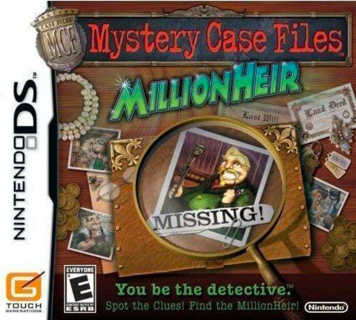 Mystery Case Files MillionHeir - Nintendo DS