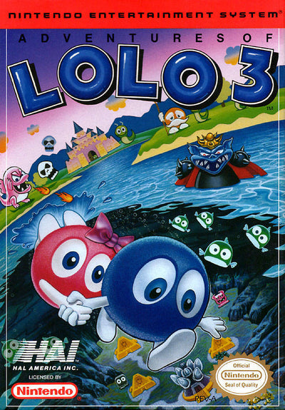 Adventures Of Lolo 3 - Nintendo