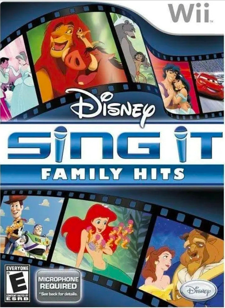Disney Sing It Family Hits - Nintendo Wii