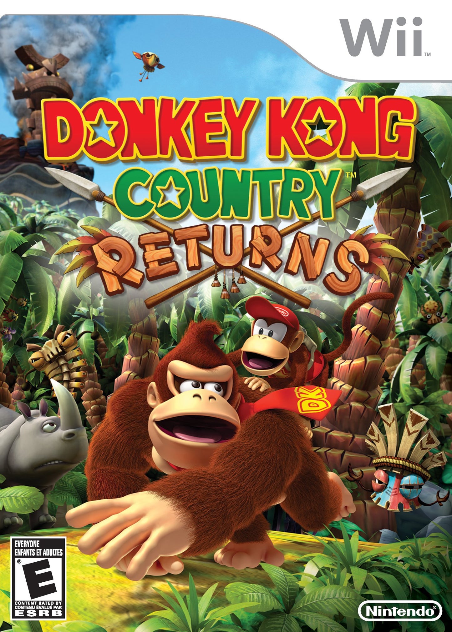 donkey kong country returns wii