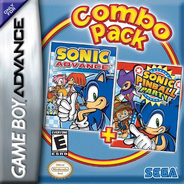 SONIC ADVANCE & SONIC PINBALL PARTY - GAME BOY ADVANCE