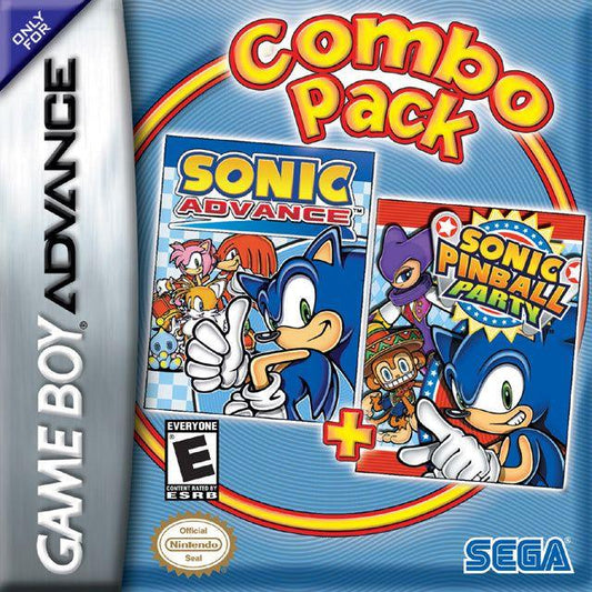 SONIC ADVANCE & SONIC PINBALL PARTY - GAME BOY ADVANCE
