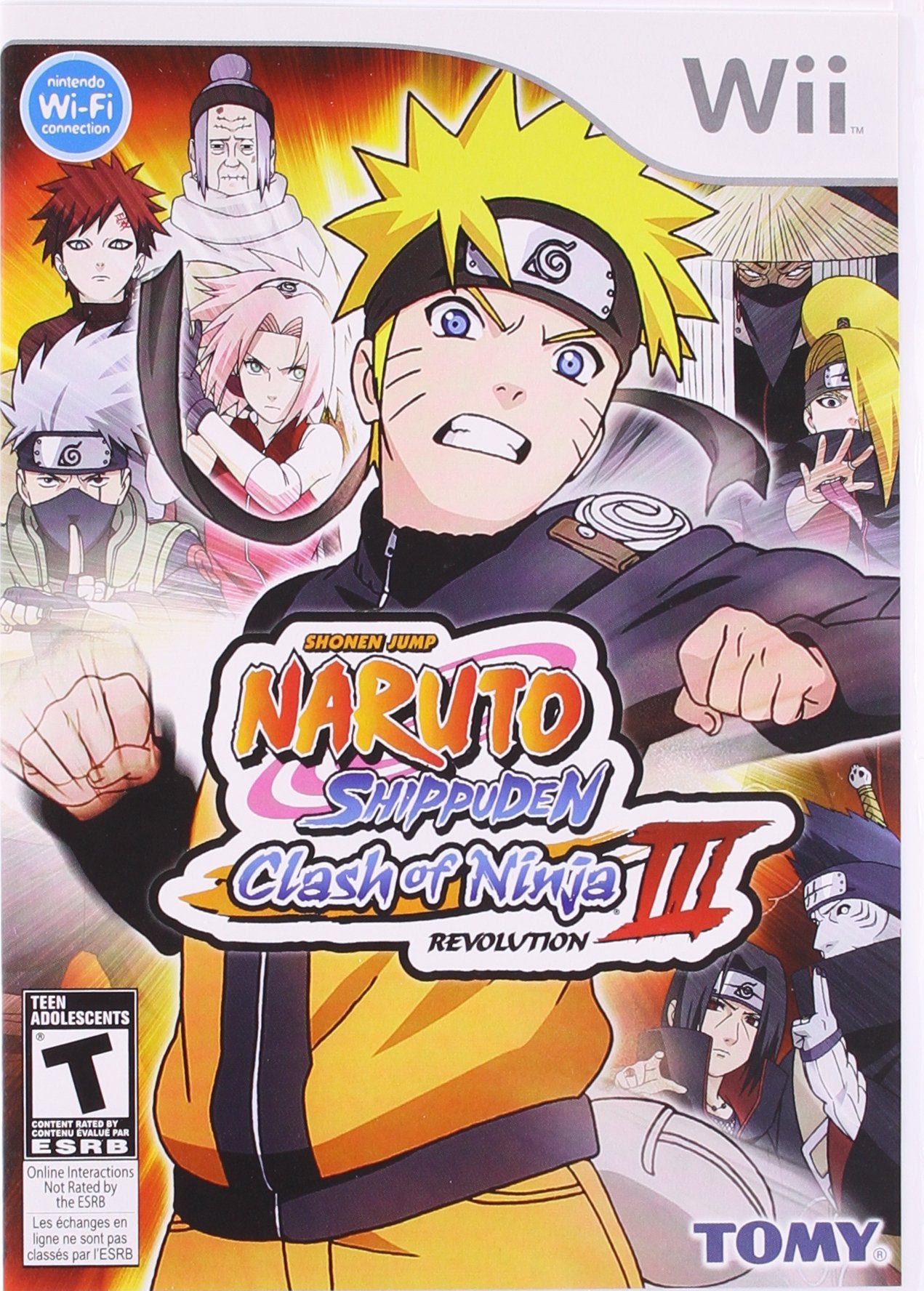 Naruto Shippuden Clash Of Ninja Revolution 3 - Nintendo Wii