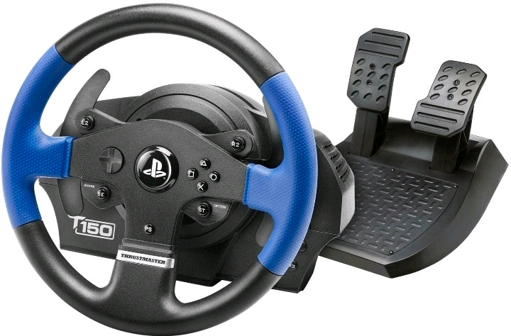 thrustmaster t150 racing wheel & pedals ps3 ps4 pc force divers