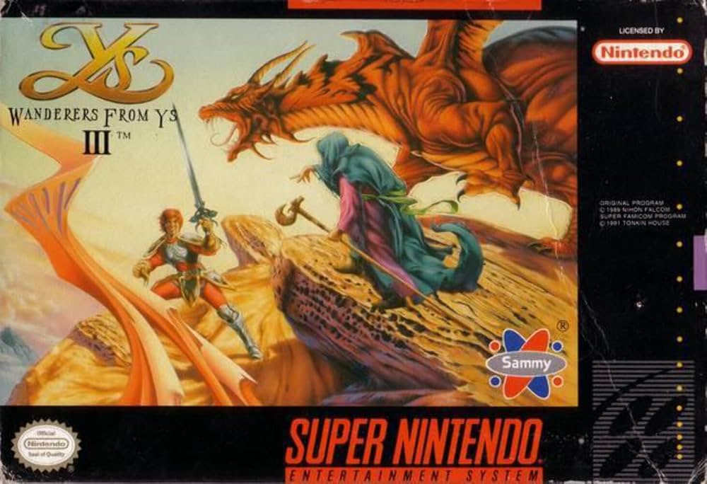Ys 3: Wanderers from Ys: No Operating - Super Nintendo