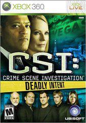 CSI: Crime Scene Investigation Deadly Intent - Xbox 360