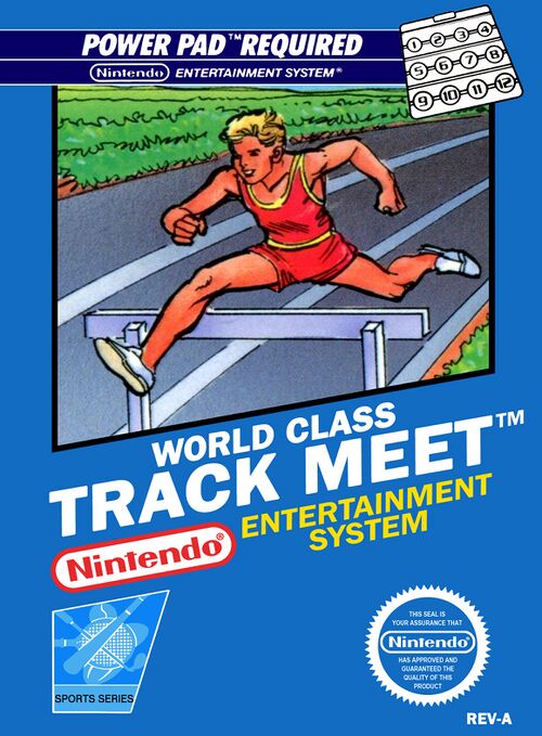 World Class Track Meet - nes nintendo