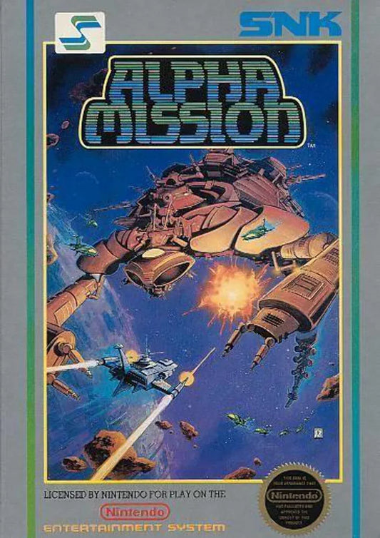 Alpha Mission - nes nintendo