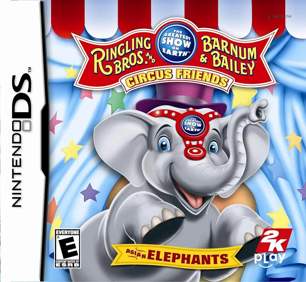 Ringling Bros. And Barnum & Bailey Circus Friends: Asian Elephants the Greatest Show on Earth - Nintendo DS