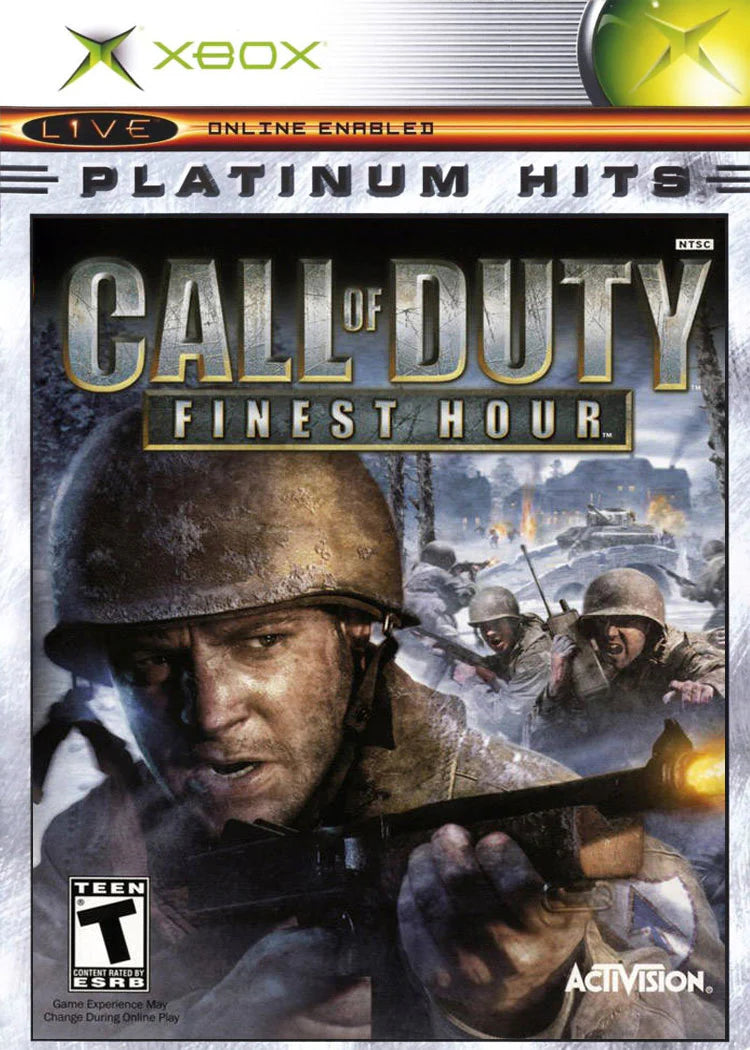 Call of Duty: Finest Hour (Platinum Hits) - Xbox Original