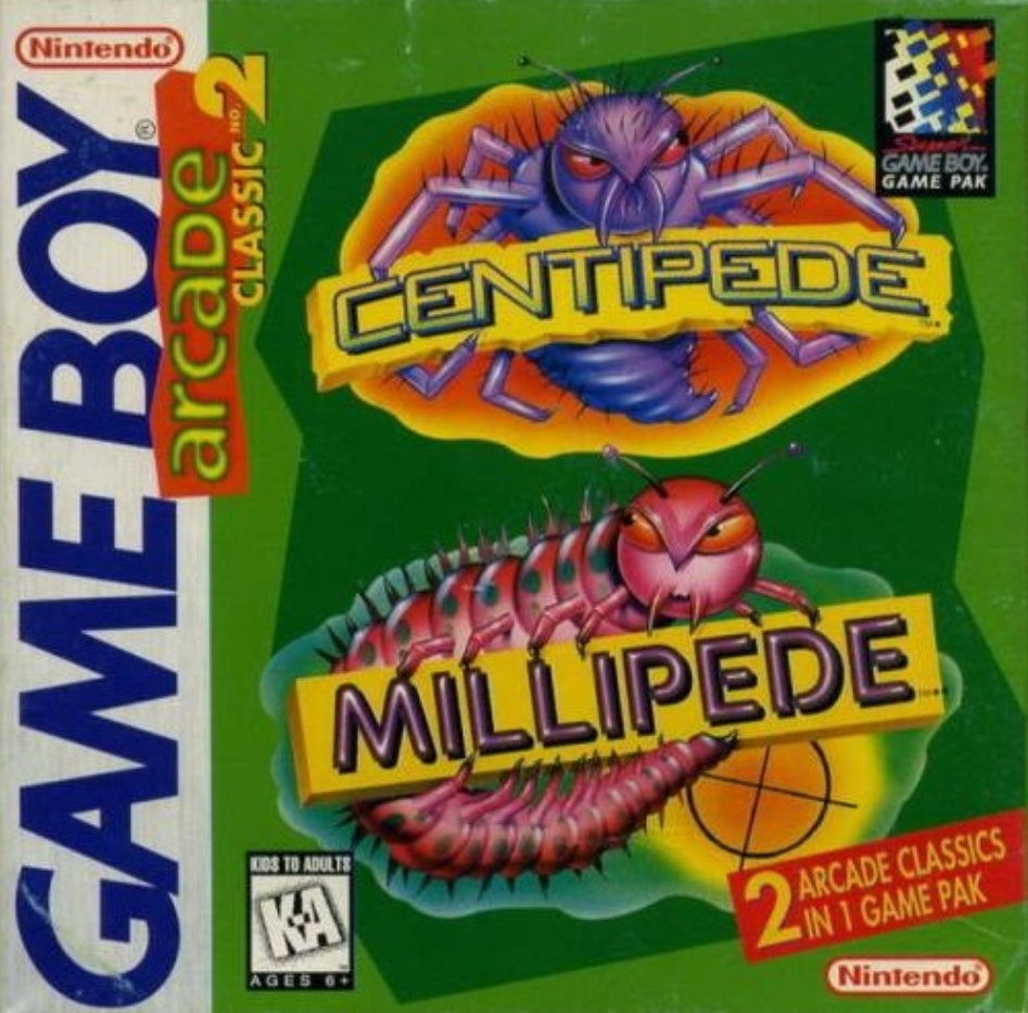 Arcade Classic 2 Centipede And Millipede - Nintendo GB