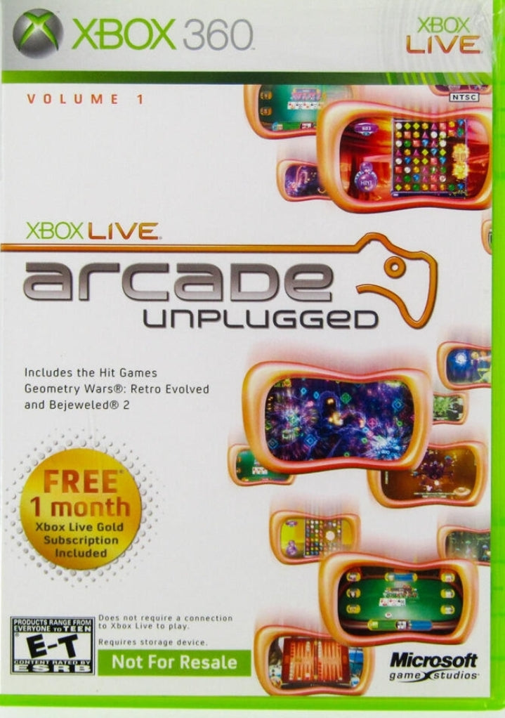 Xbox Live Arcade Unplugged Volume 1 - Xbox 360