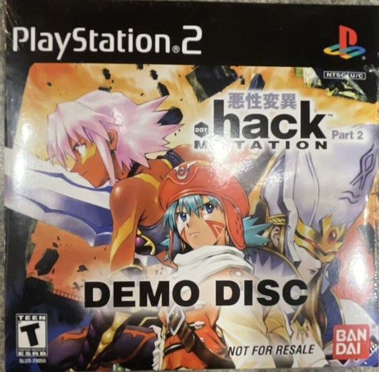 Hack.hack Mutation Part 2 Demo Disc - PS2