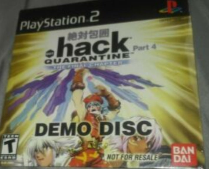 Hack.hack Quarantine Partie 4 Demo Disc - PS2