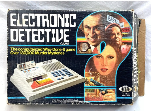 Electronic Detective Game 1979 Tiger&