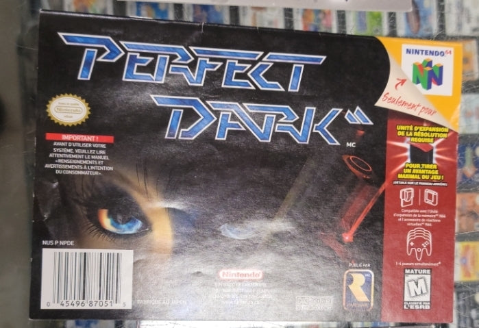 Perfect Dark Livret - Vosjeux