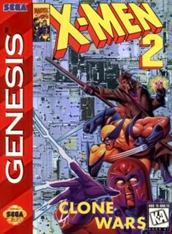 X men 2 clone wars - Sega genesis