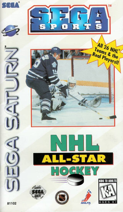 Nhl All Star Hockey - Sega Saturn