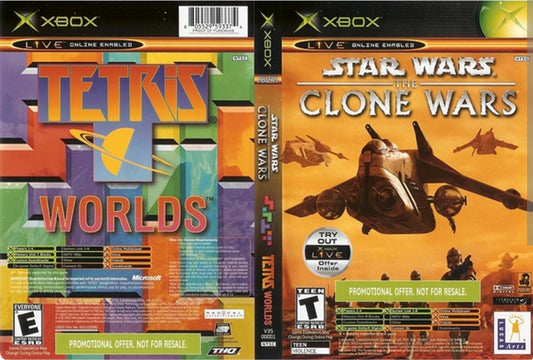 star wars clone wars/tetris worlds - xbox