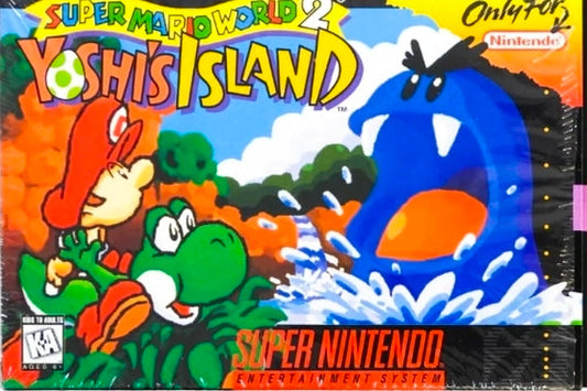 Super Mario World 2 Yoshi's Island - Super Nintendo