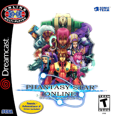 PHANTASY STAR ONLINE SEGA DREAMCAST