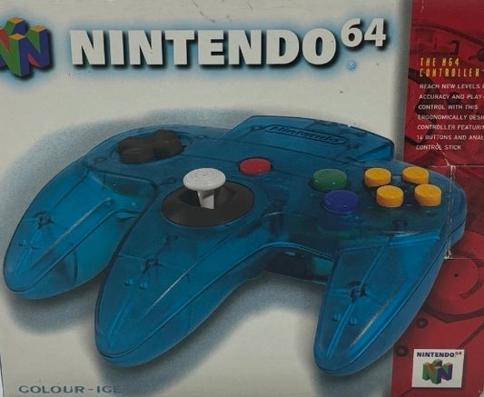 nintendo 64 ice blue